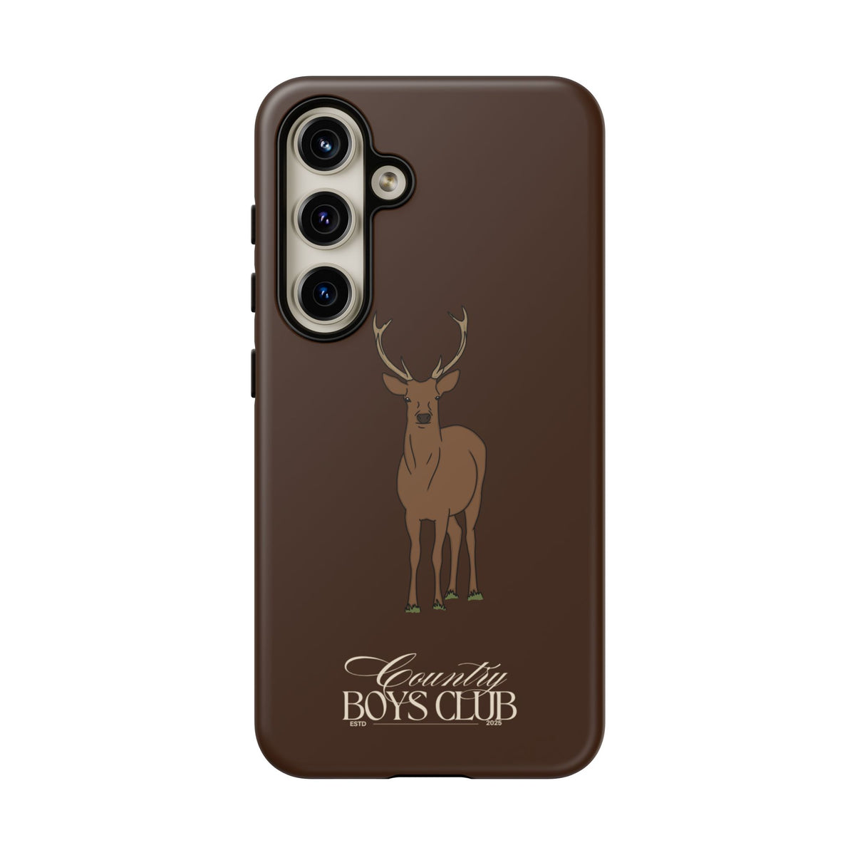 Chestnut Brown 'Country Boys Club Deer' Case  | CBC x Country Cases
