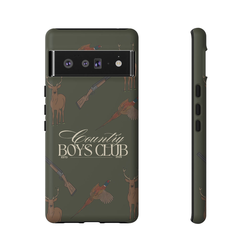 Forest Green Boys Love Guns Case  | CGC x Country Cases