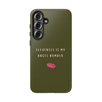 Green & Pink 'Elevenses Is My Angel Number' Case
