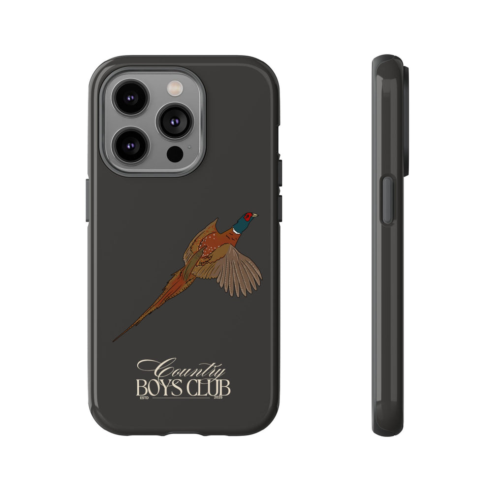 Charcoal 'Country Boys Club Pheasant' Case  | CGC x Country Cases