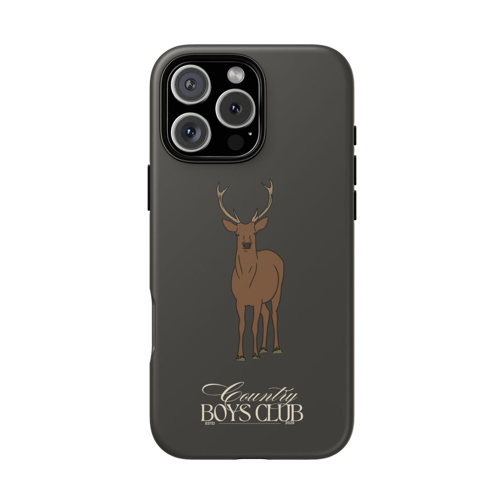 Charcoal 'Country Boys Club Stag' Case  | CGC x Country Cases