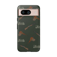 Field Green 'Boys Pheasants & Shotguns' Case  | CBC x Country Cases