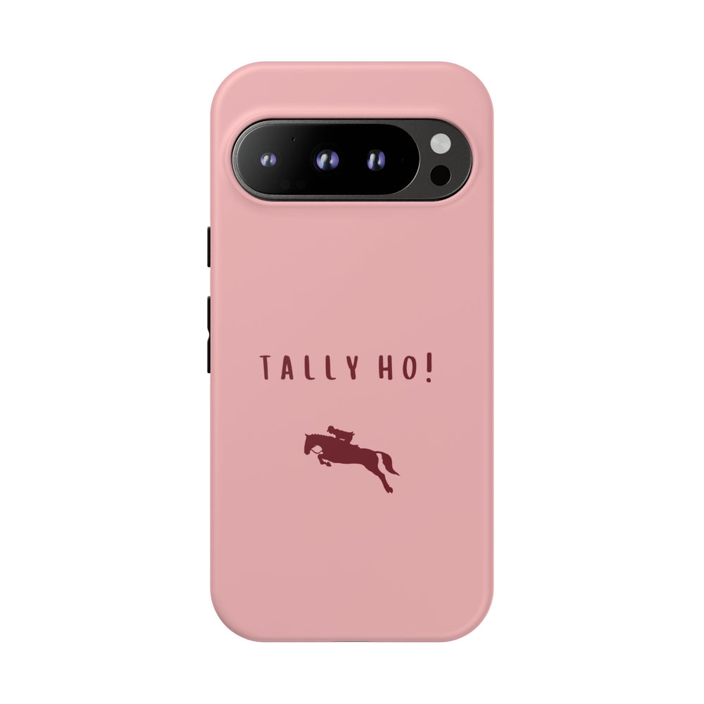 Pink & Burgundy 'Tally Ho!' (Horse) Case