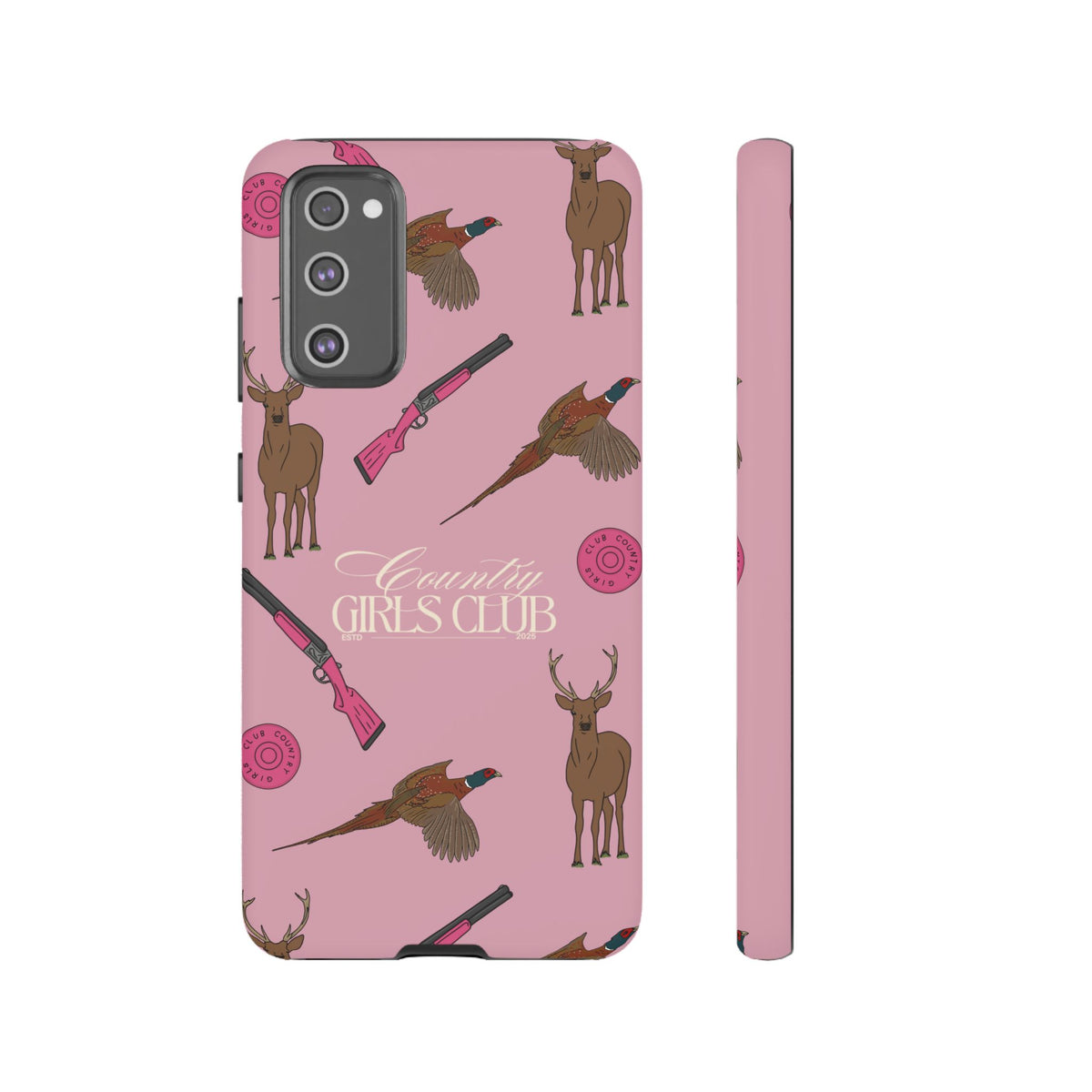 Dusty Pink Girls Love Guns Case  | CGC x Country Cases
