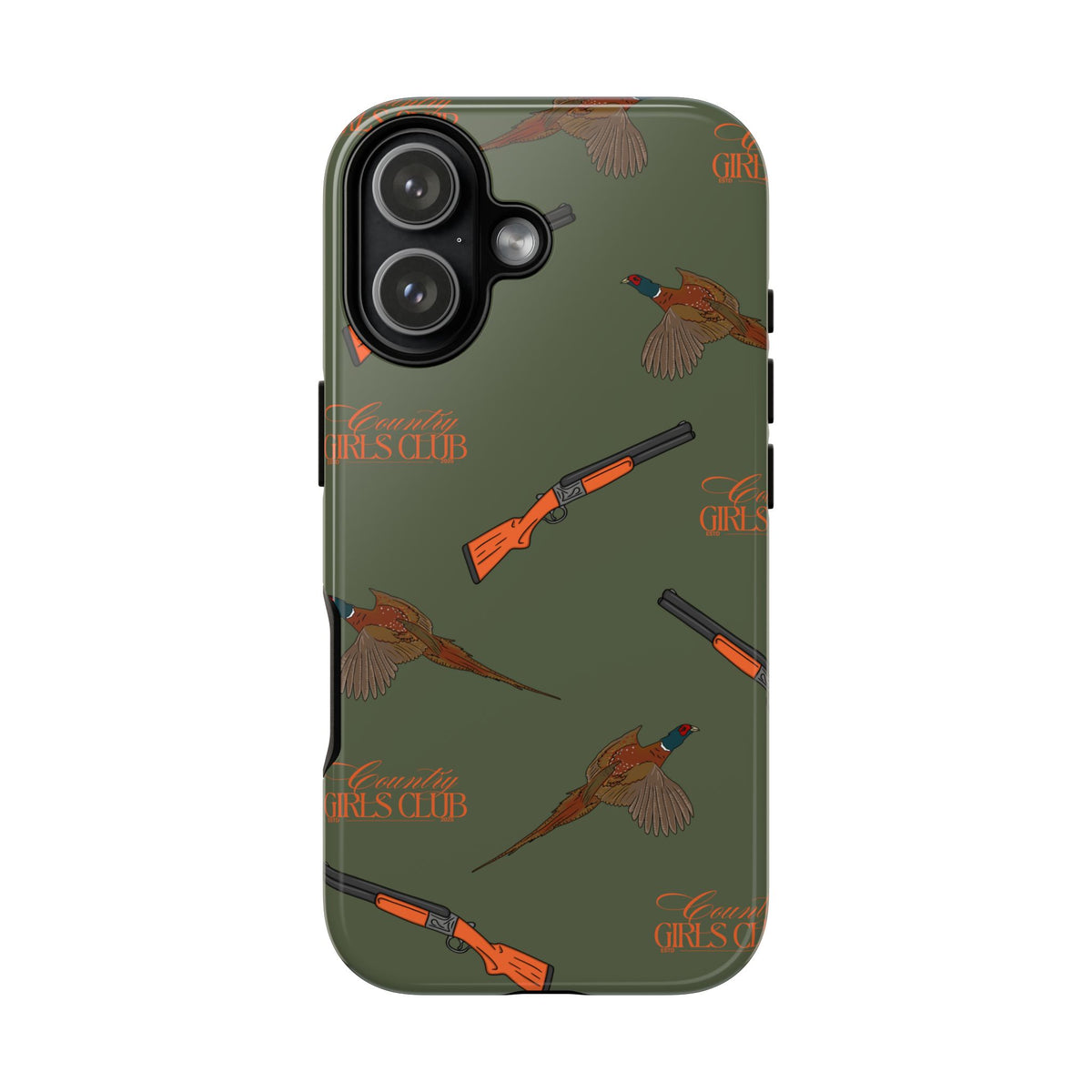 Green & Orange Beaters Case (Girls)  | CGC x Country Cases