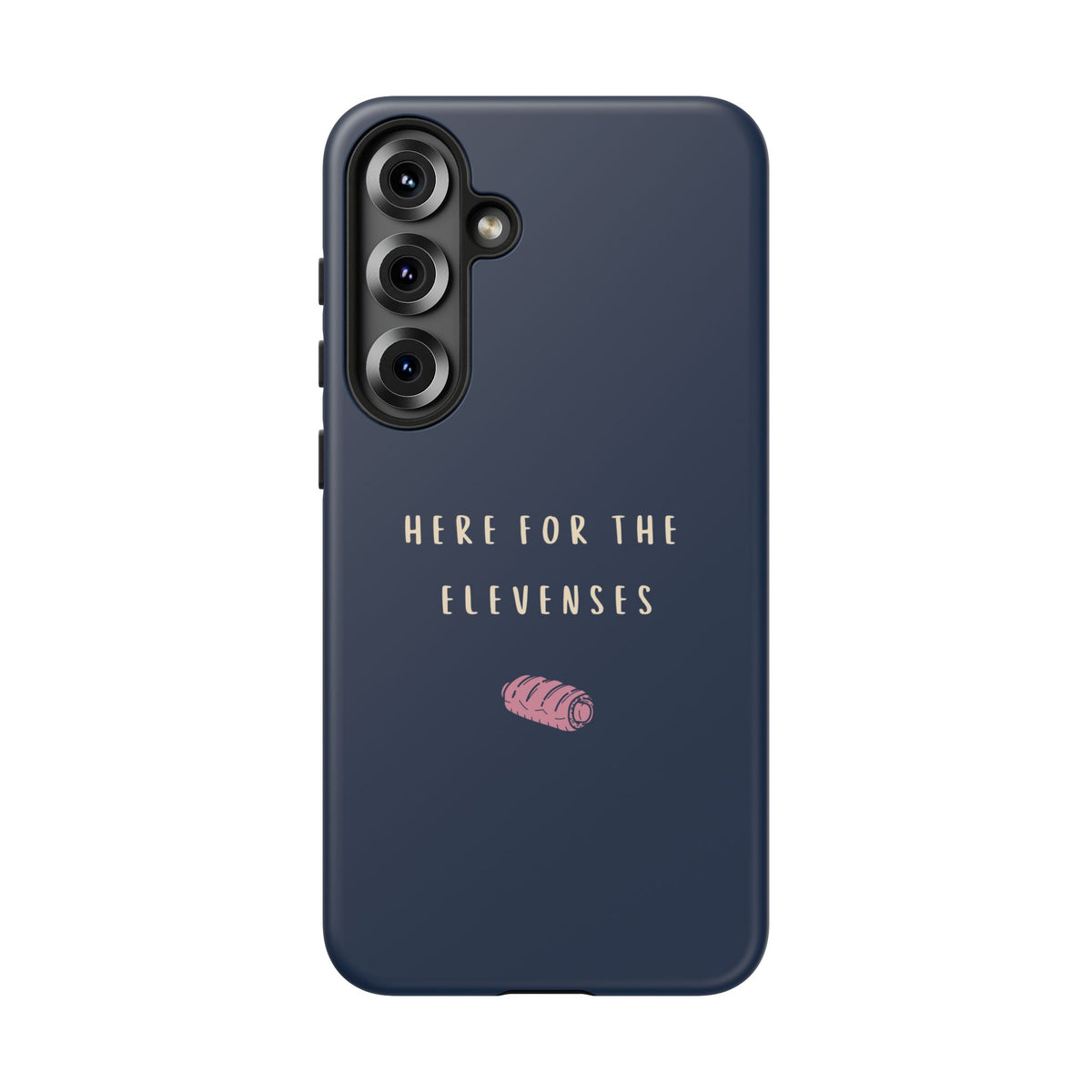 Navy & Pink 'Here for the Elevenses' Case