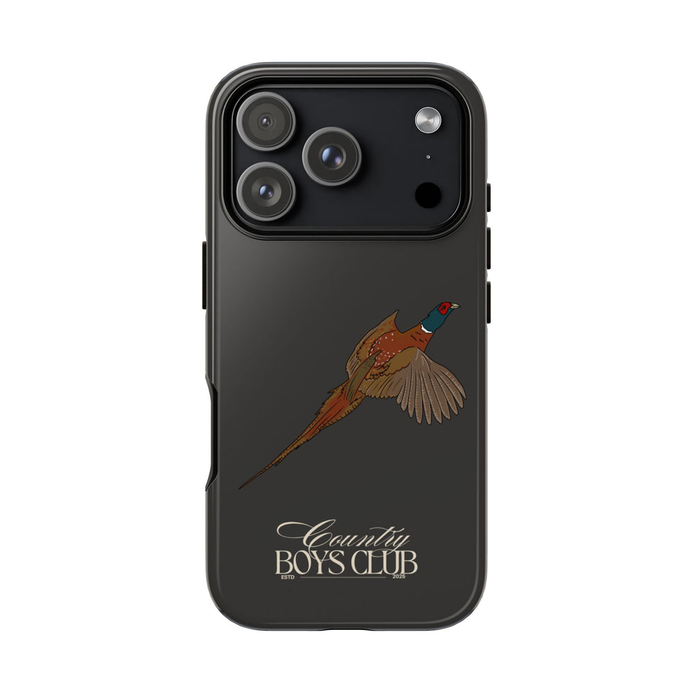 Charcoal 'Country Boys Club Pheasant' Case  | CGC x Country Cases
