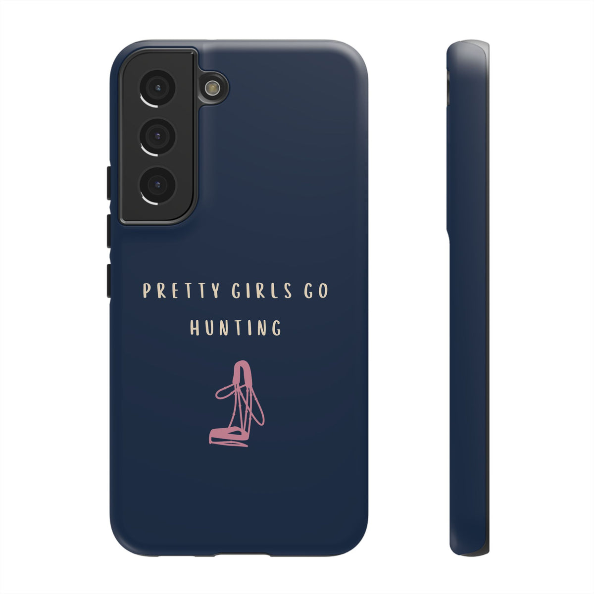 Navy & Pink 'Pretty Girls Go Hunting' (Bridle)