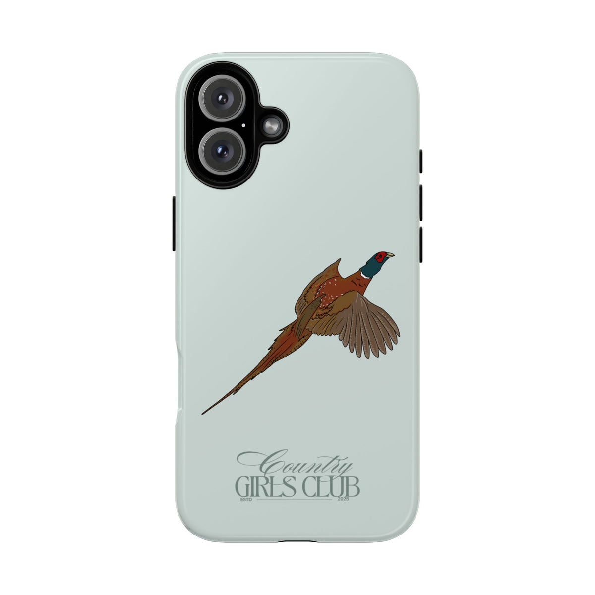 Duck Egg Blue 'Girls Pheasant' Case  | CGC x Country Cases