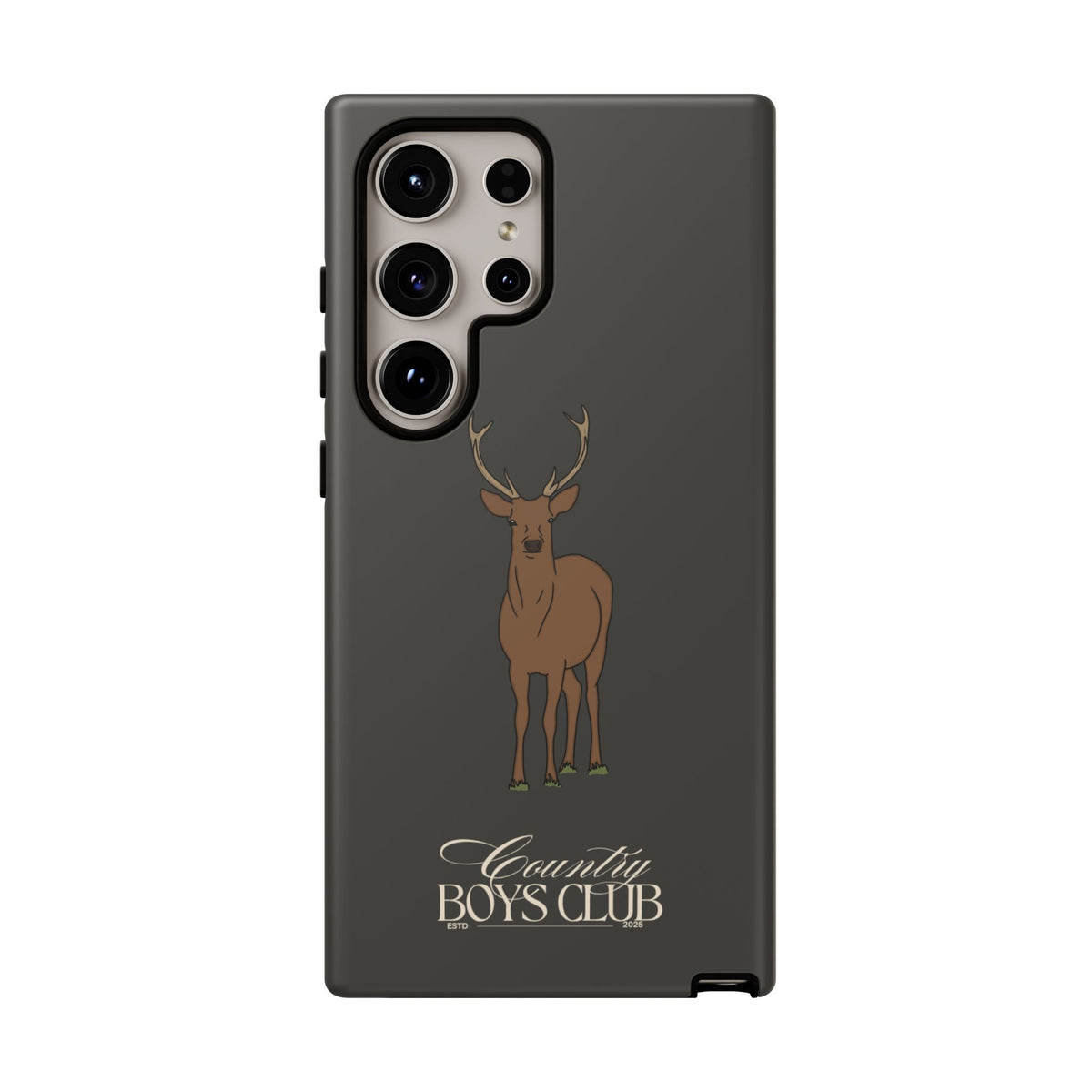 Charcoal 'Country Boys Club Stag' Case  | CGC x Country Cases