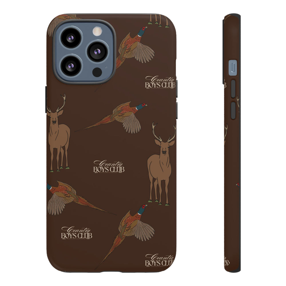 Chestnut Brown 'Boys Stags & Pheasants' Case  | CBC x Country Cases