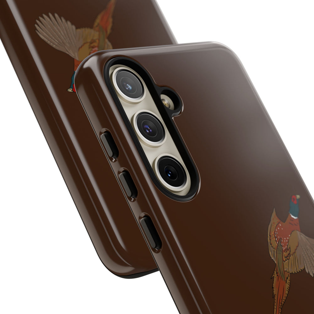 Chestnut Brown 'Country Boys Club Pheasant' Case  | CBC x Country Cases