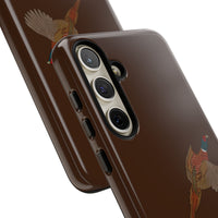 Chestnut Brown 'Country Boys Club Pheasant' Case  | CBC x Country Cases