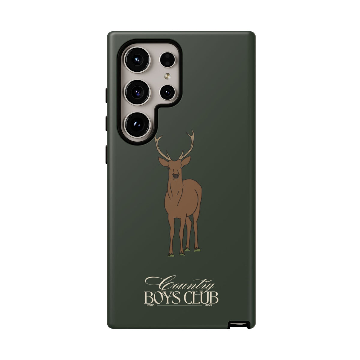 Field Green 'Country Boys Club Stag' Case  | CGC x Country Cases