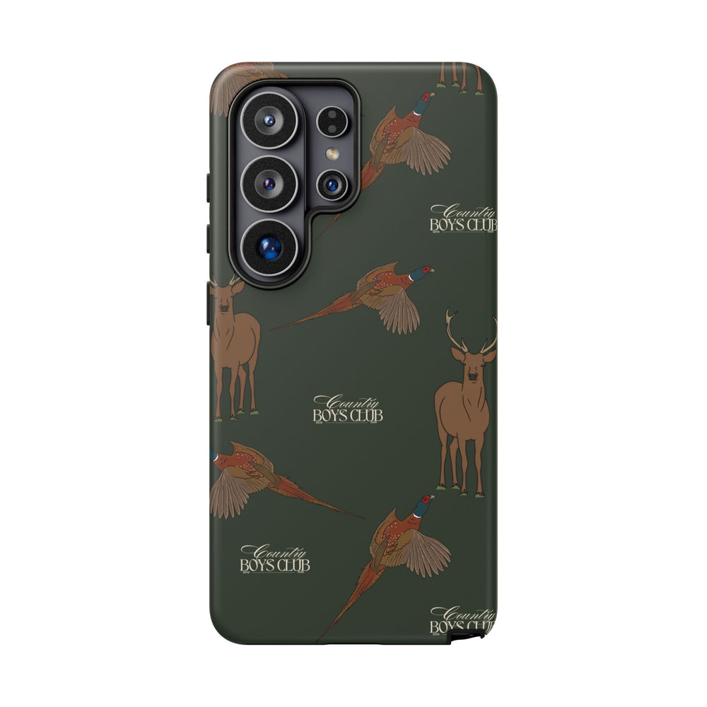 Field Green 'Boys Stags & Pheasants' Case  | CBC x Country Cases
