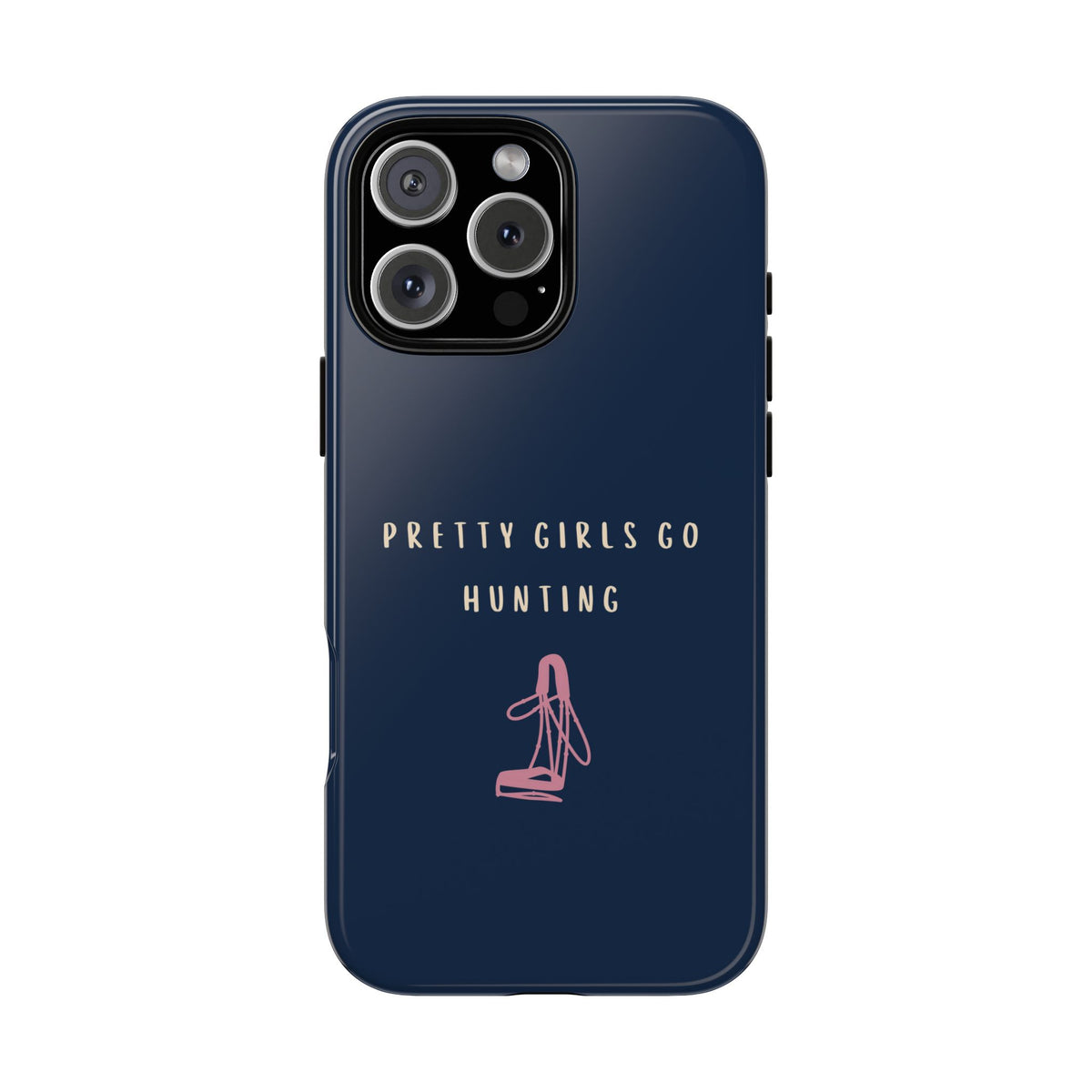 Navy & Pink 'Pretty Girls Go Hunting' (Bridle)