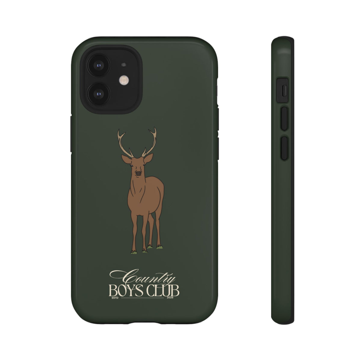 Field Green 'Country Boys Club Stag' Case  | CGC x Country Cases