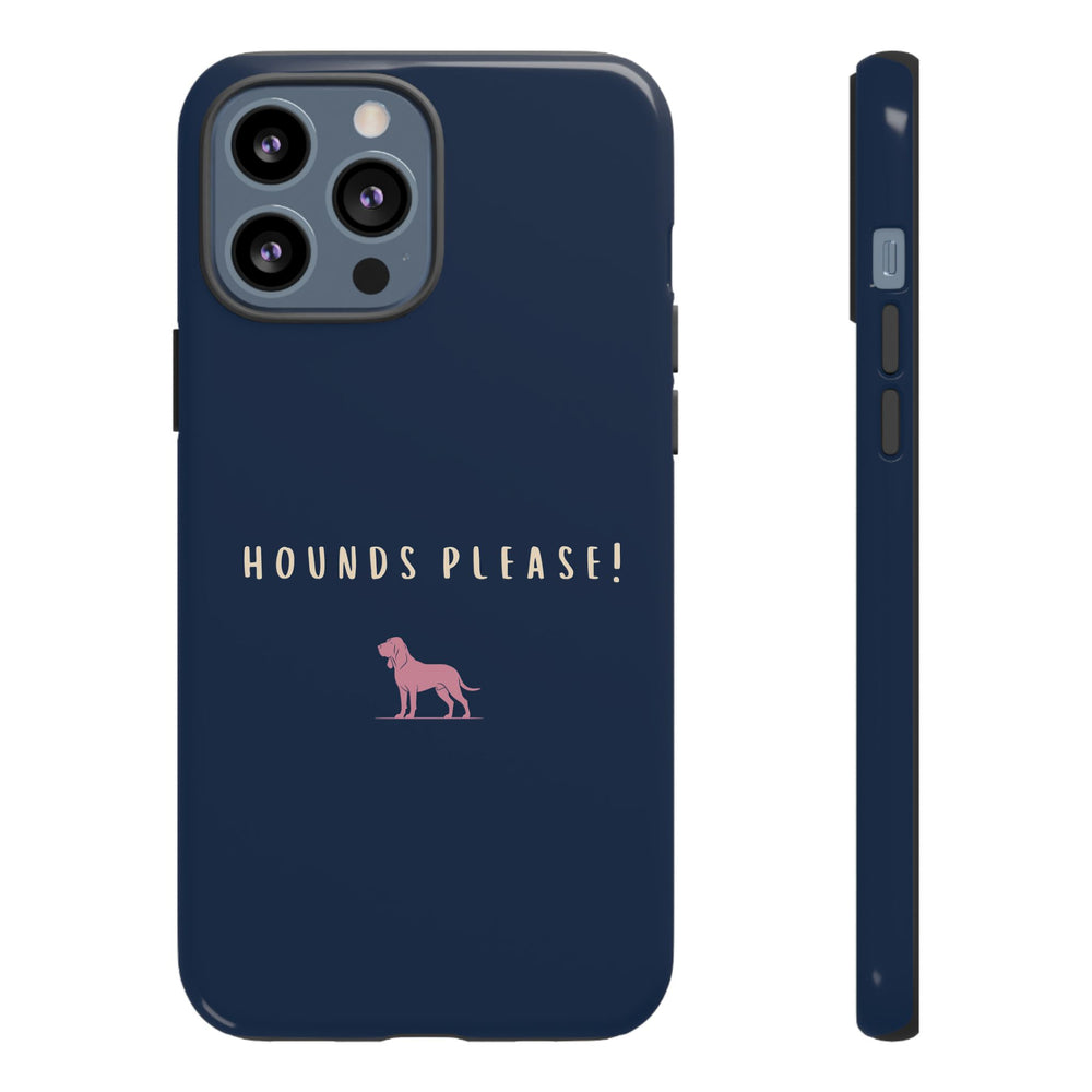 Navy & Pink 'Hounds Please' Case