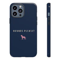 Navy & Pink 'Hounds Please' Case