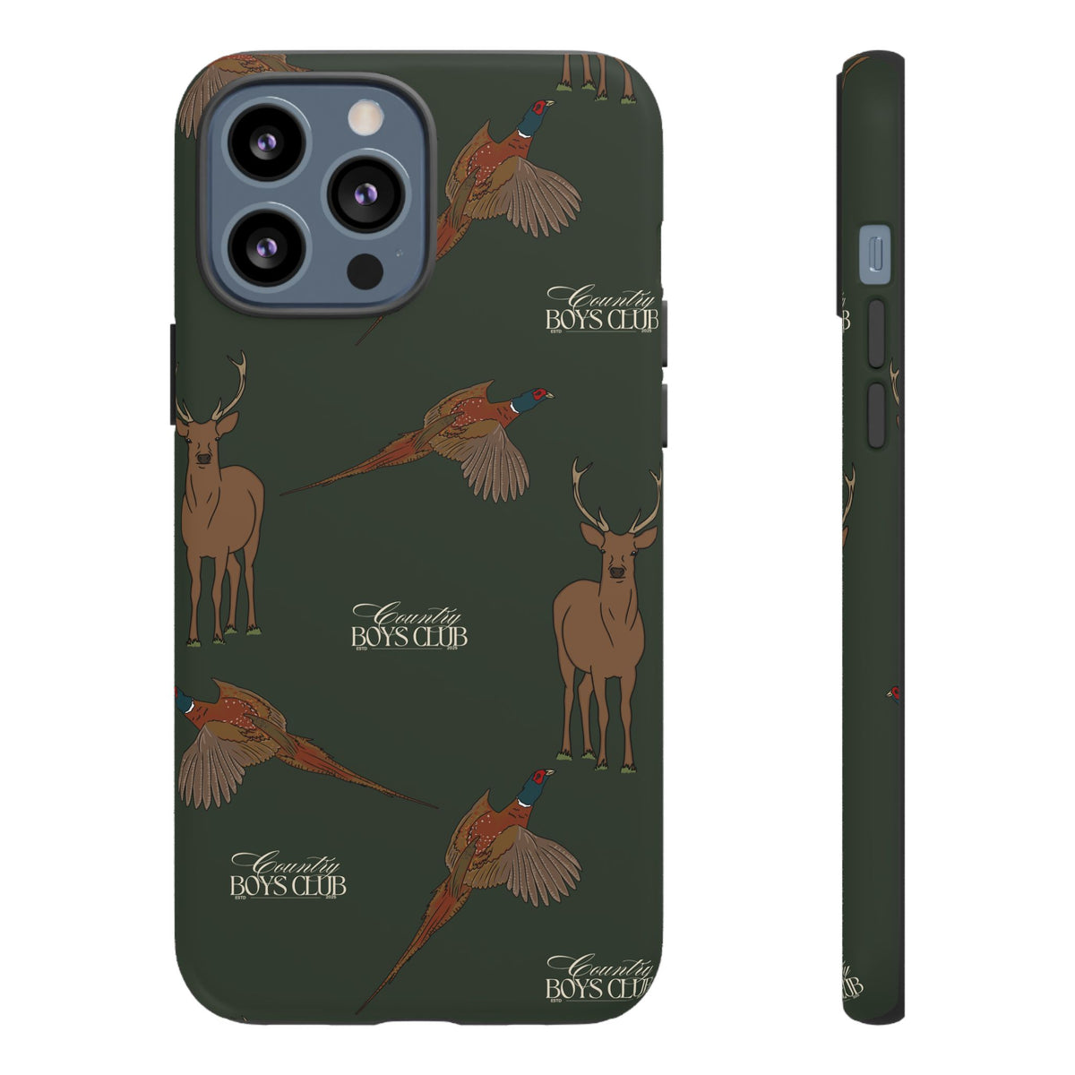 Field Green 'Boys Stags & Pheasants' Case  | CBC x Country Cases
