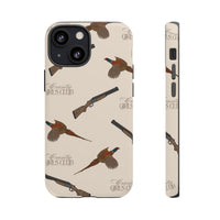 Beige 'Girls Pheasants & Shotguns' Case  | CGC x Country Cases