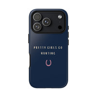 Copy of Navy & Pink 'Pretty Girls Go Hunting' (Horse Shoe)