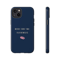 Navy & Pink 'Here for the Elevenses' Case
