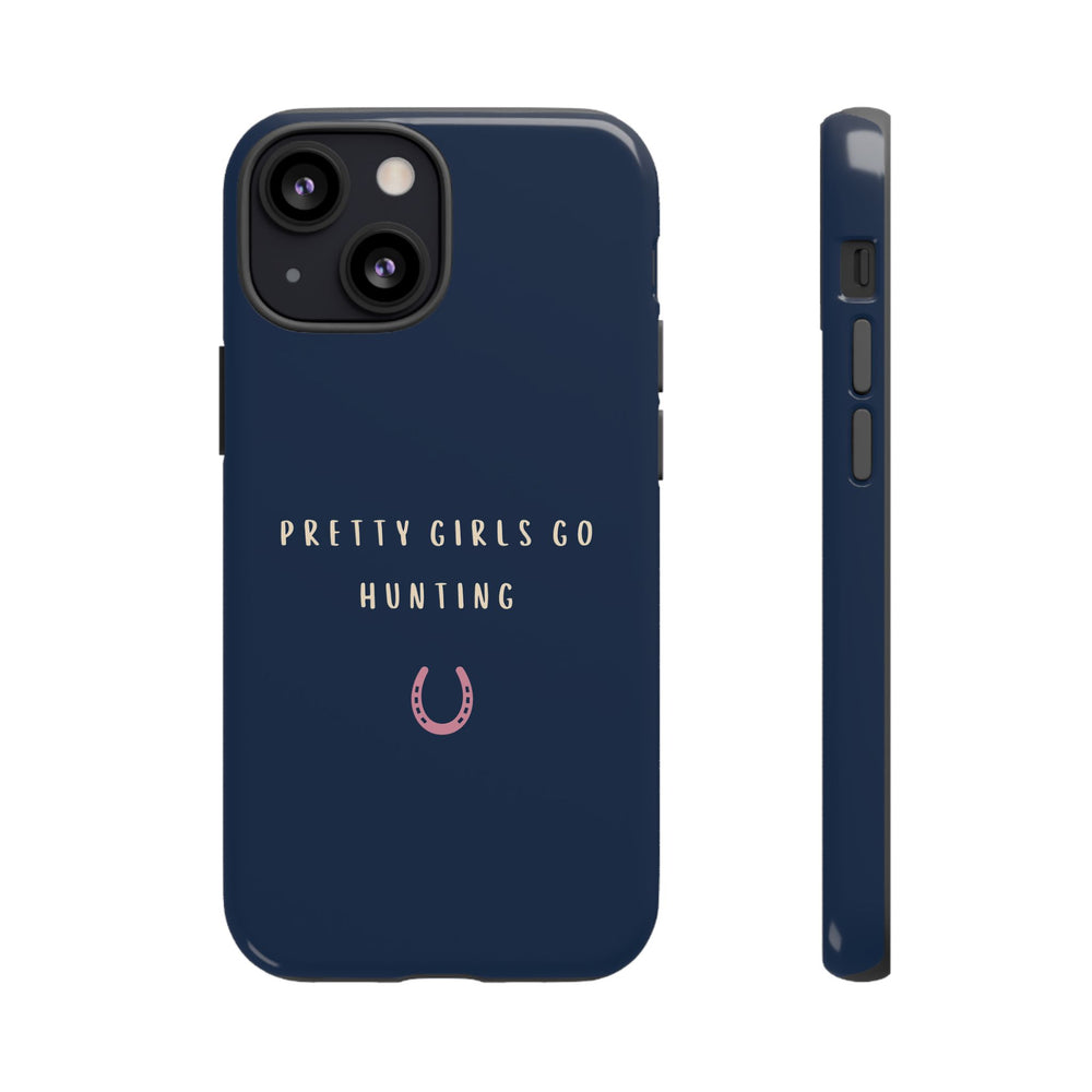 Copy of Navy & Pink 'Pretty Girls Go Hunting' (Horse Shoe)
