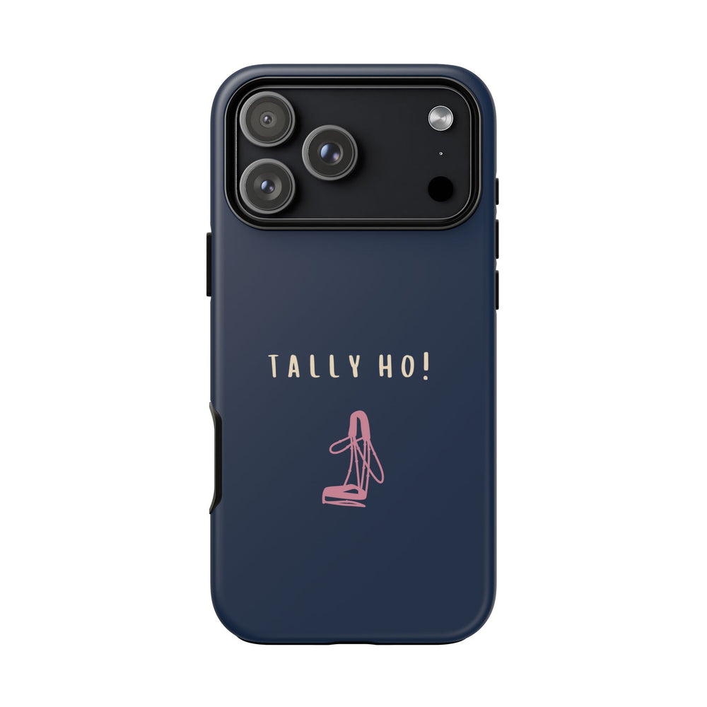 Navy & Pink 'Tally Ho!' (Bridle)