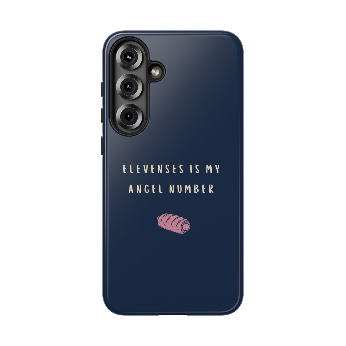 Navy & Pink 'Elevenses Is My Angel Number' Case