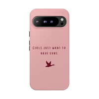 Pink & Burgundy 'Girls Just Want To Have Guns' Case (Mallard)
