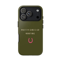 Green & Pink 'Pretty Girls Go Hunting' (Horse Shoe)
