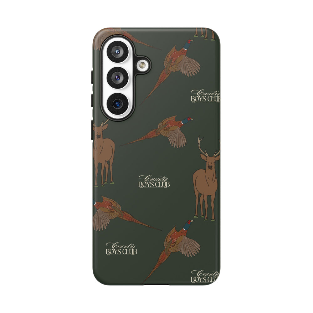 Field Green 'Boys Stags & Pheasants' Case  | CBC x Country Cases
