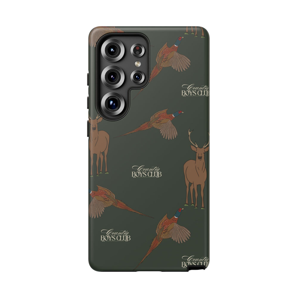 Field Green 'Boys Stags & Pheasants' Case  | CBC x Country Cases