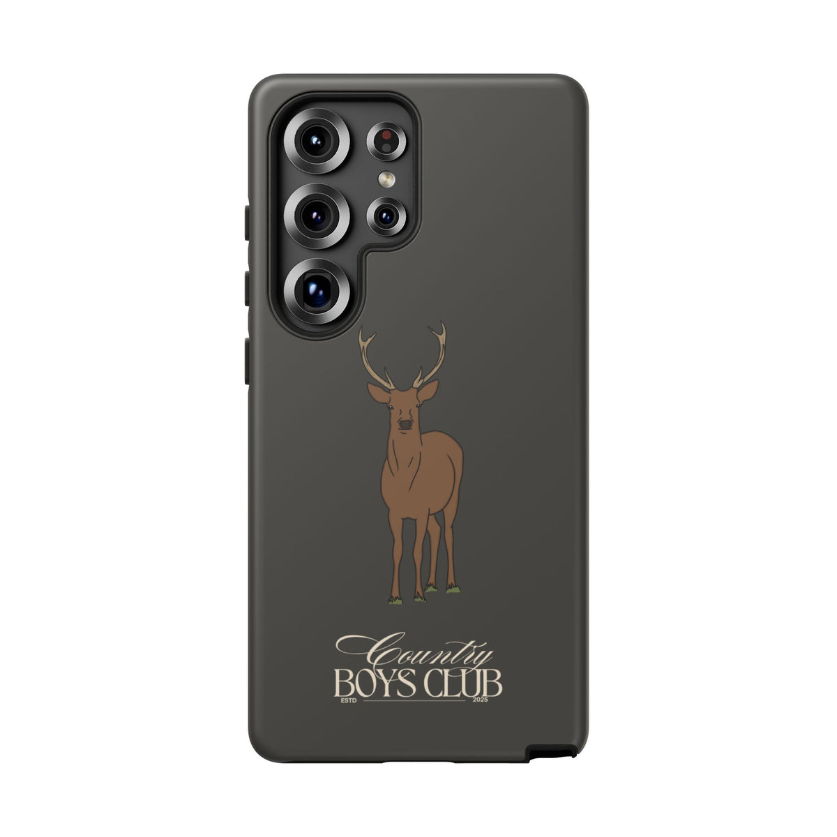 Charcoal 'Country Boys Club Stag' Case  | CGC x Country Cases