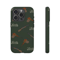 Field Green 'Boys Pheasants & Shotguns' Case  | CBC x Country Cases