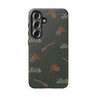 Field Green 'Boys Pheasants & Shotguns' Case  | CBC x Country Cases