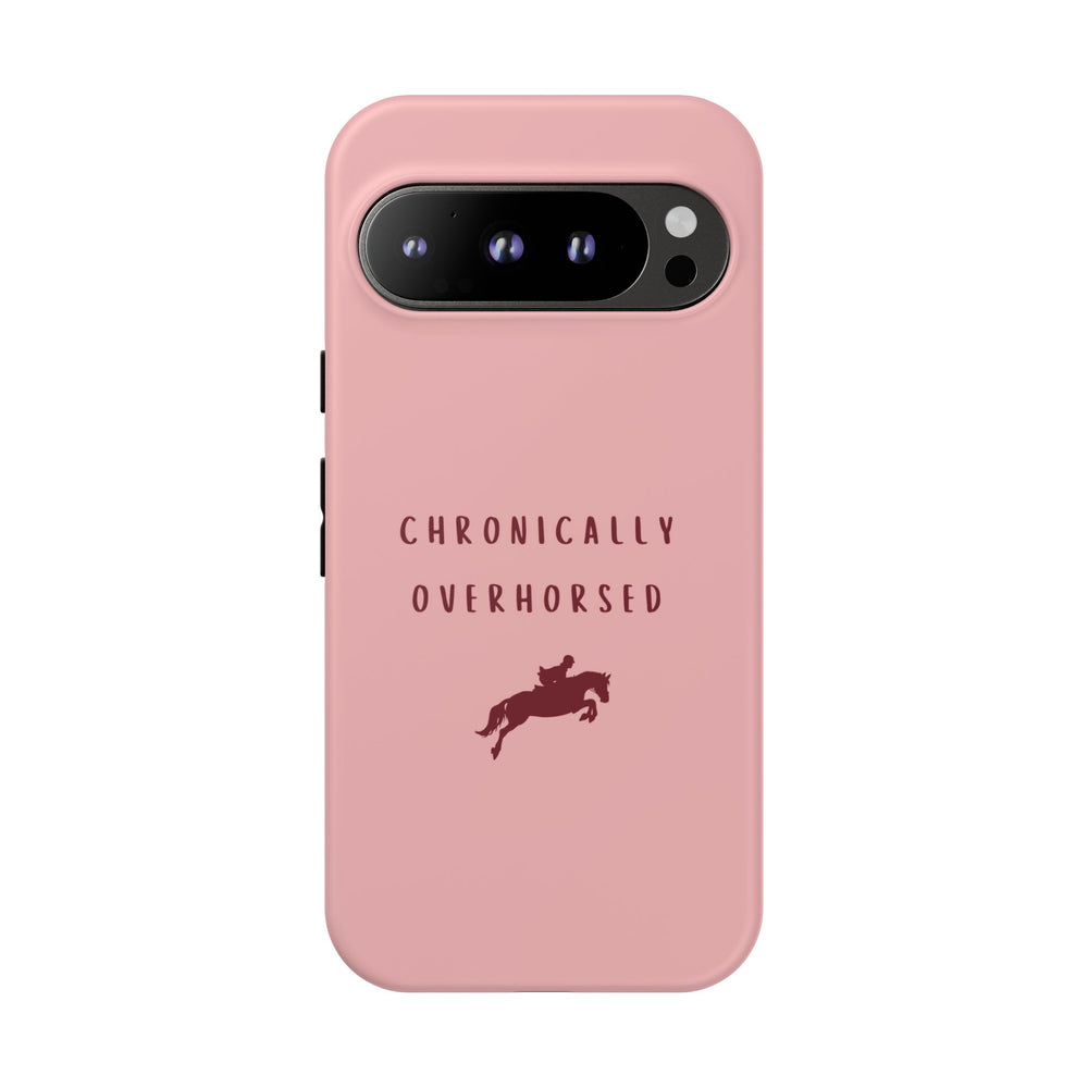 Pink & Burgundy "Chronically Overhorsed" Case