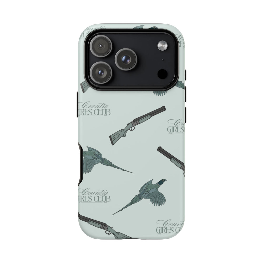 Blue 'Girls Pheasants & Shotguns' Case  | CGC x Country Cases