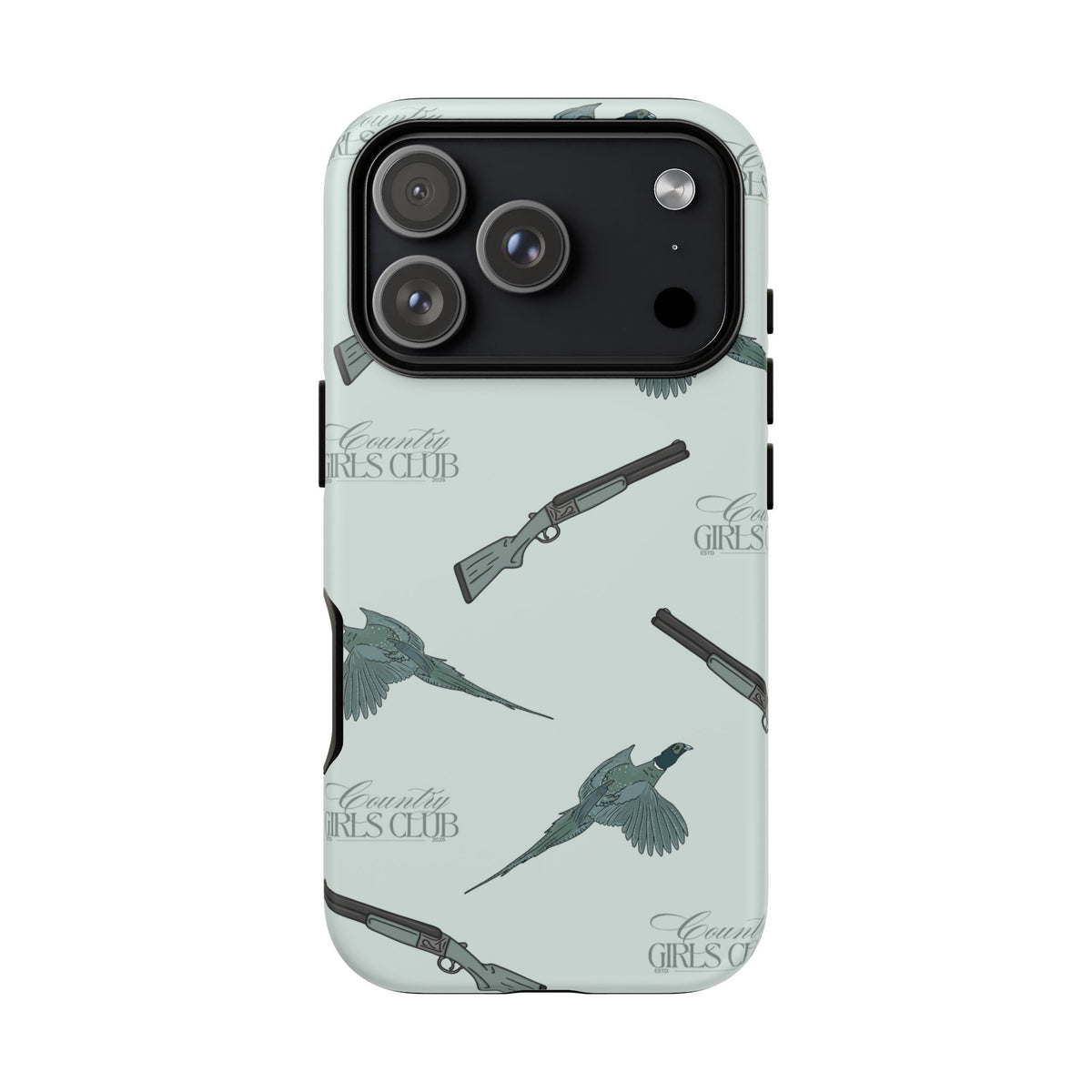 Blue 'Girls Pheasants & Shotguns' Case  | CGC x Country Cases