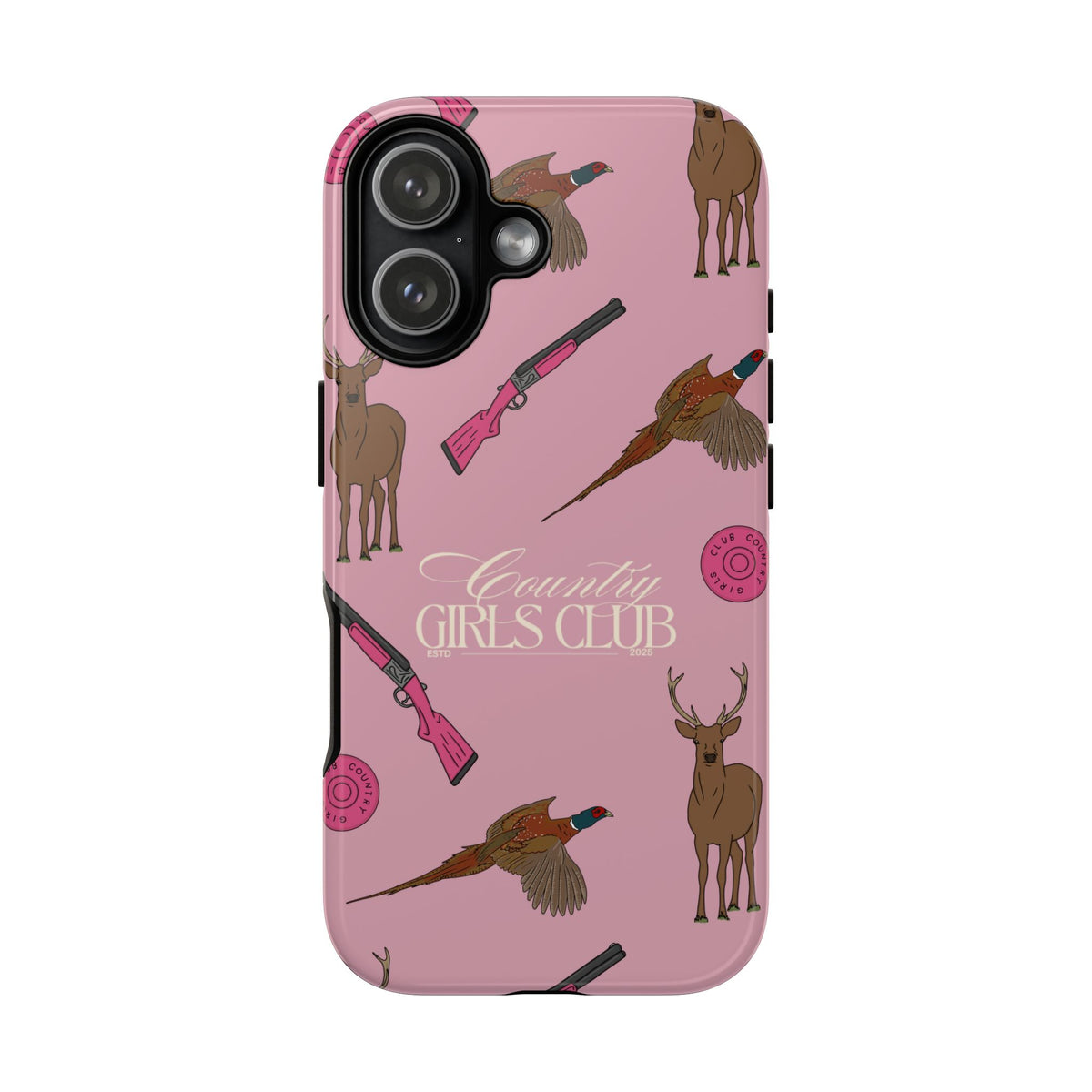Dusty Pink Girls Love Guns Case  | CGC x Country Cases