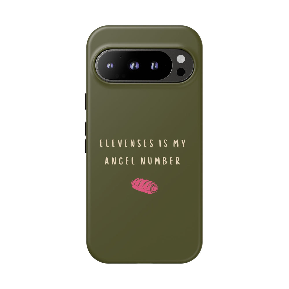 Green & Pink 'Elevenses Is My Angel Number' Case