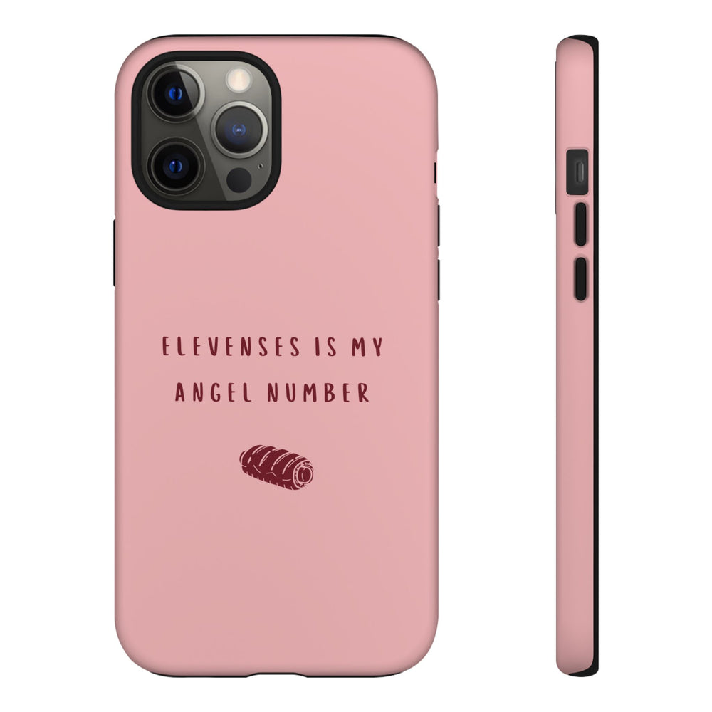 Pink & Burgundy 'Elevenses Is My Angel Number' Case