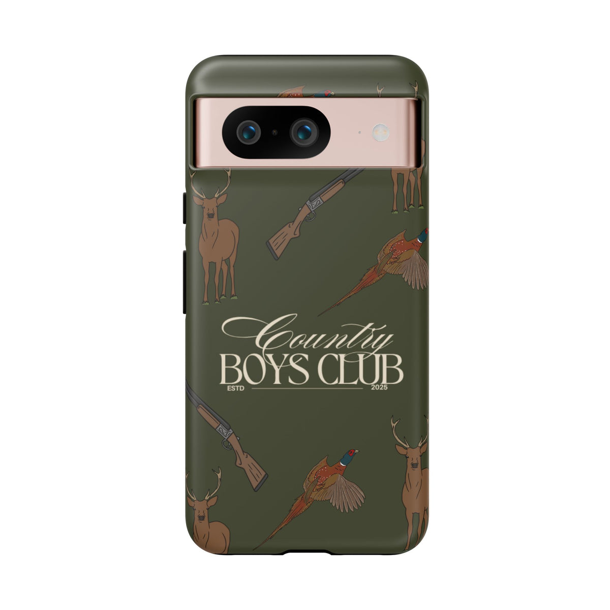 Forest Green Boys Love Guns Case  | CGC x Country Cases