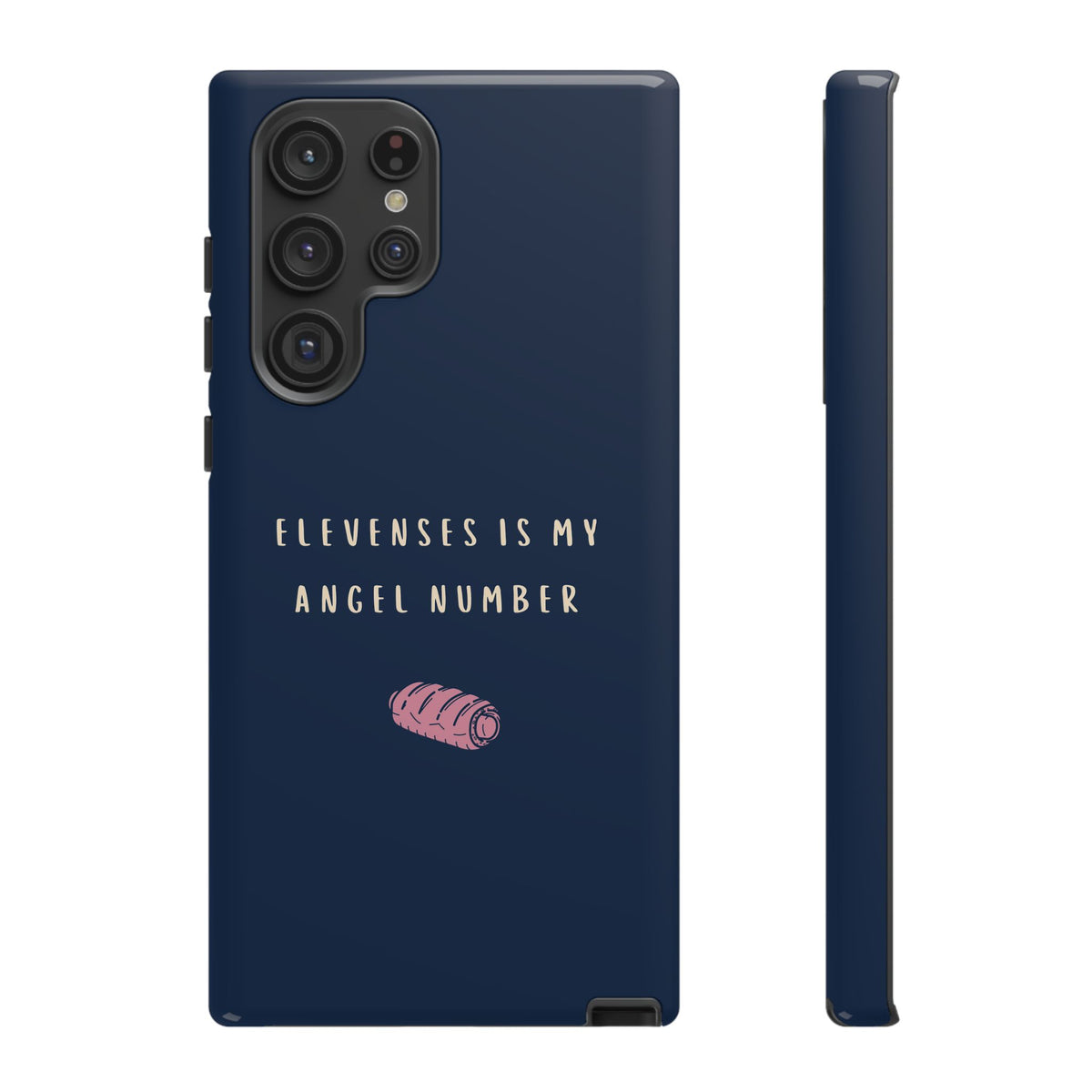 Navy & Pink 'Elevenses Is My Angel Number' Case