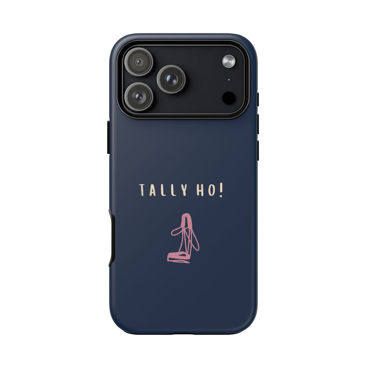 Navy & Pink 'Tally Ho!' (Bridle)