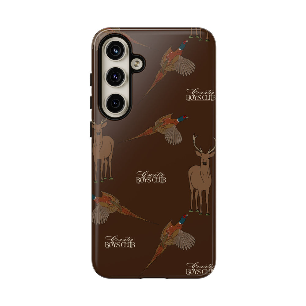 Chestnut Brown 'Boys Stags & Pheasants' Case  | CBC x Country Cases