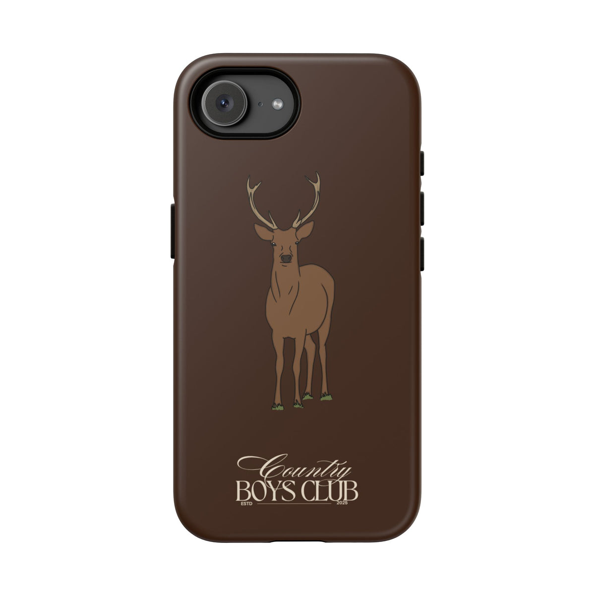 Chestnut Brown 'Country Boys Club Deer' Case  | CBC x Country Cases