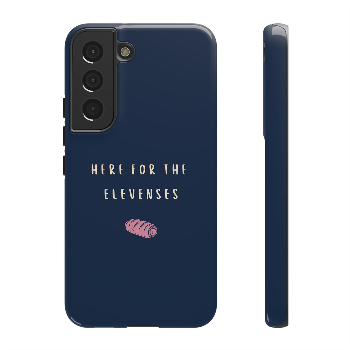 Navy & Pink 'Here for the Elevenses' Case
