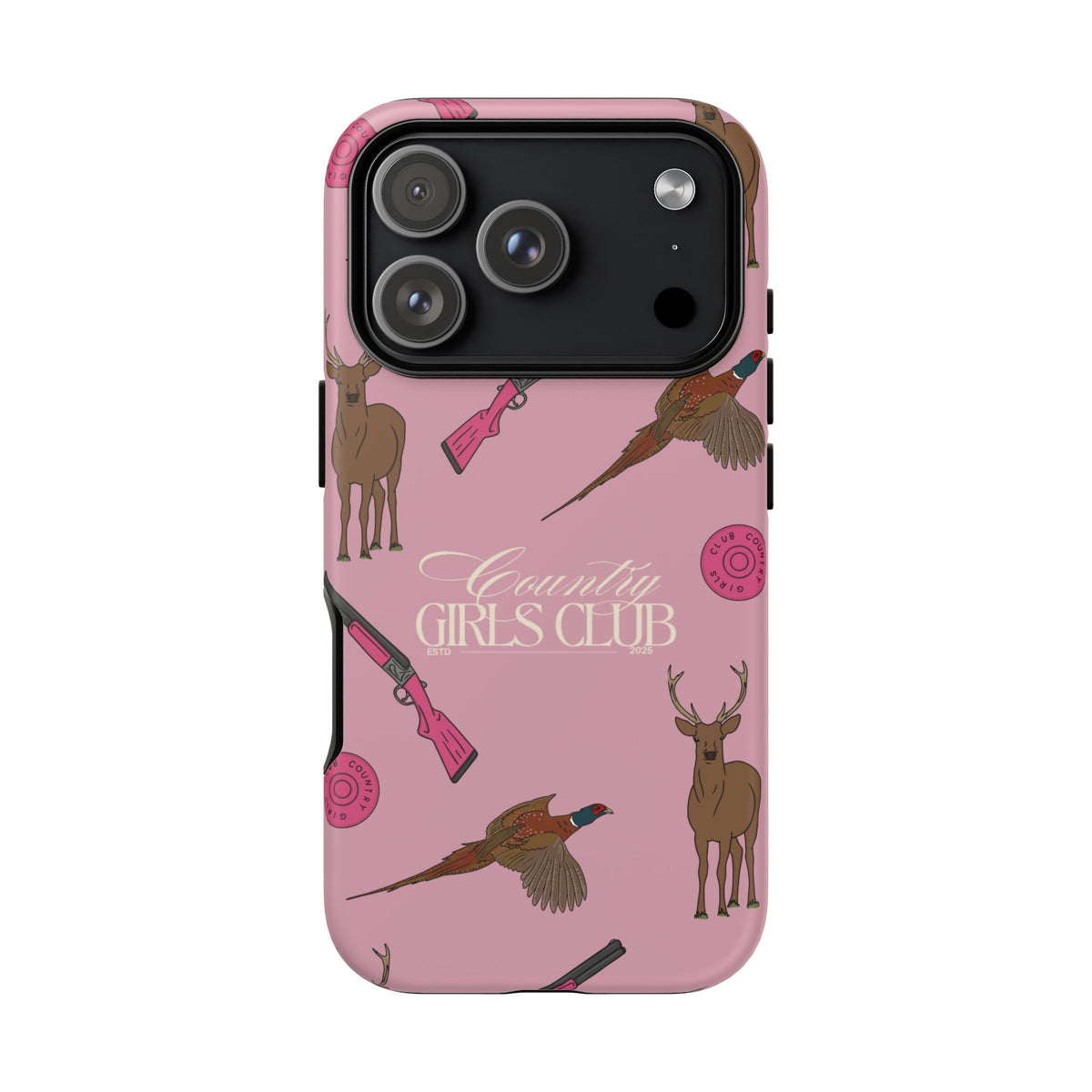 Dusty Pink Girls Love Guns Case  | CGC x Country Cases